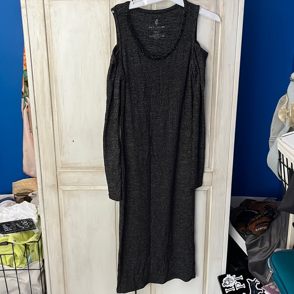 Juicy Couture Cold Shoulder Midi Dress